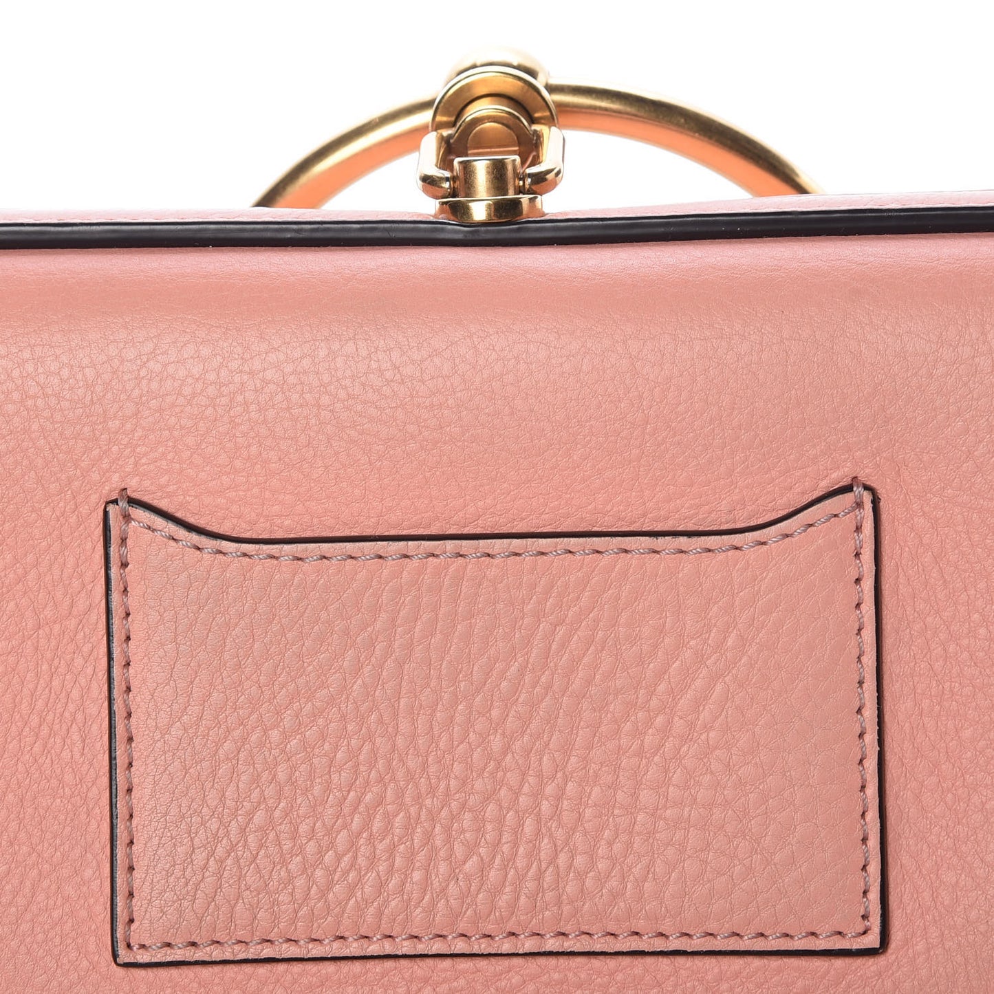Calfskin Small Nile Bracelet Minaudiere Bag Ideal Blush