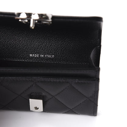 Chanel Caviar Quilted CC Box Flap Card Holder Black 6 of 9
