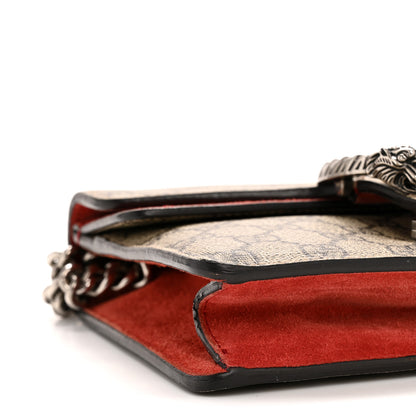 Gucci GG Supreme Monogram Mini Dionysus Shoulder Bag Hibiscus Red 9 of 13