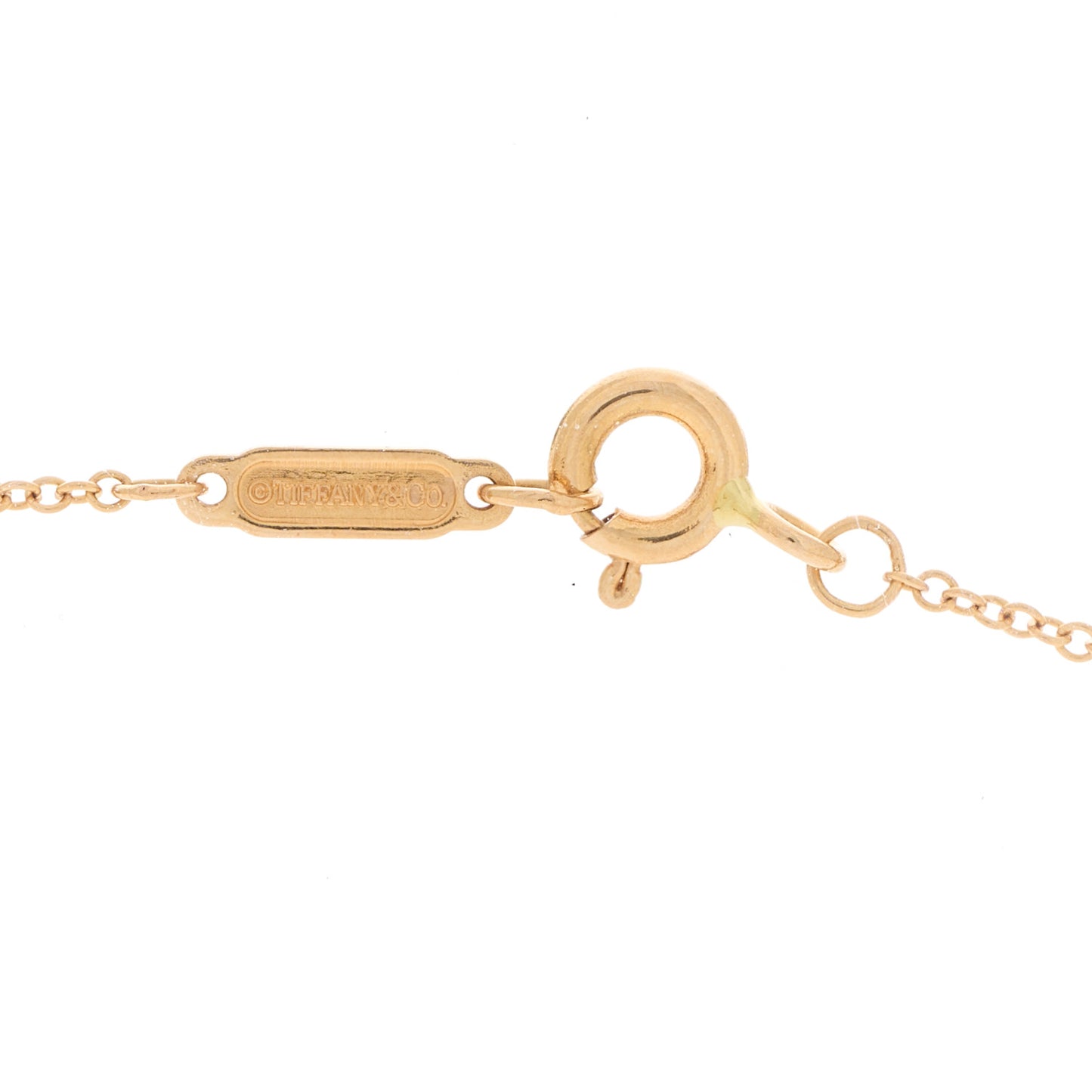 18K Rose Gold Diamond .16ctw Circlet Pendant Necklace