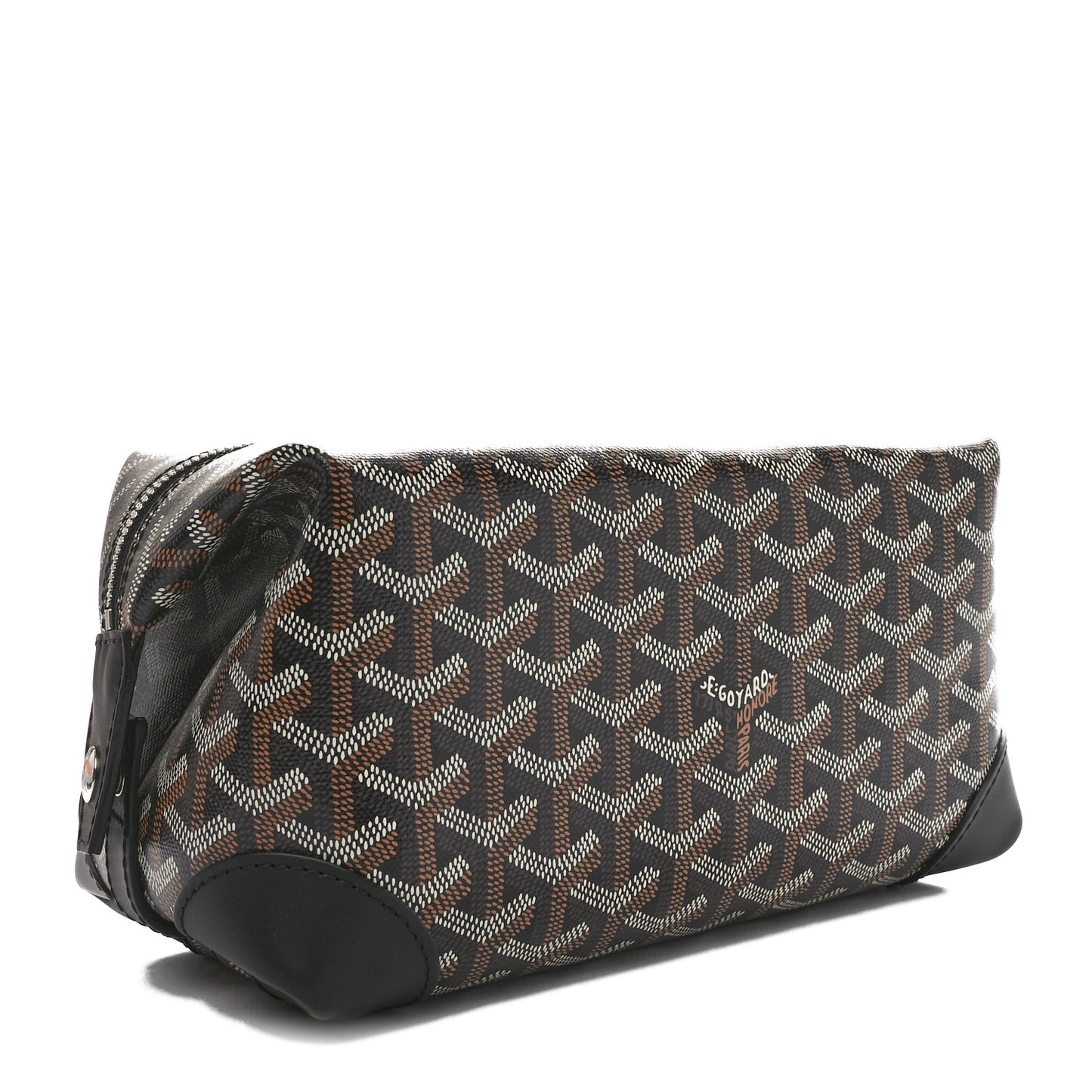Goyardine Boeing 25 Trousse de Toilette Black