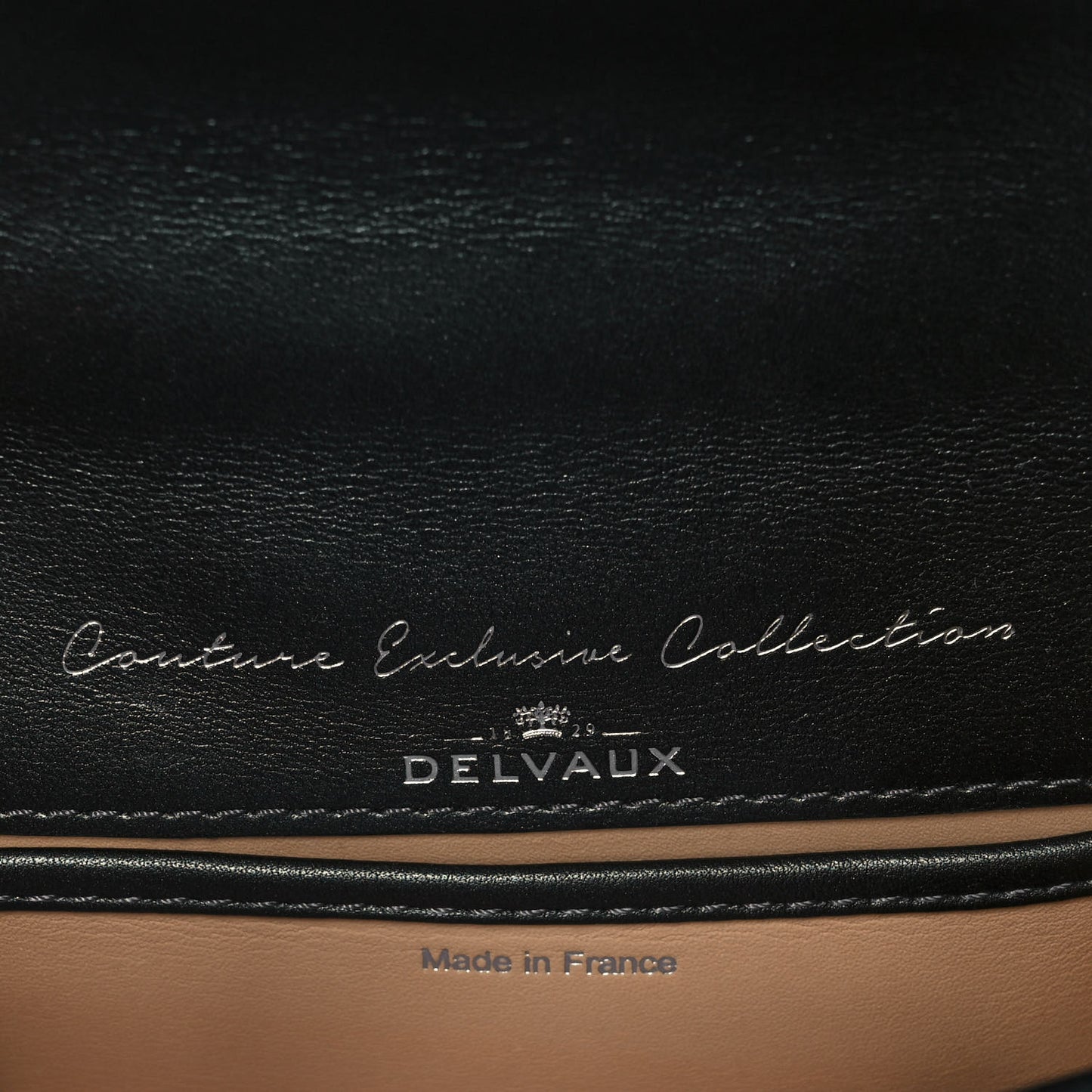 Calfskin Iron Shield Mini Brillant Satchel Black