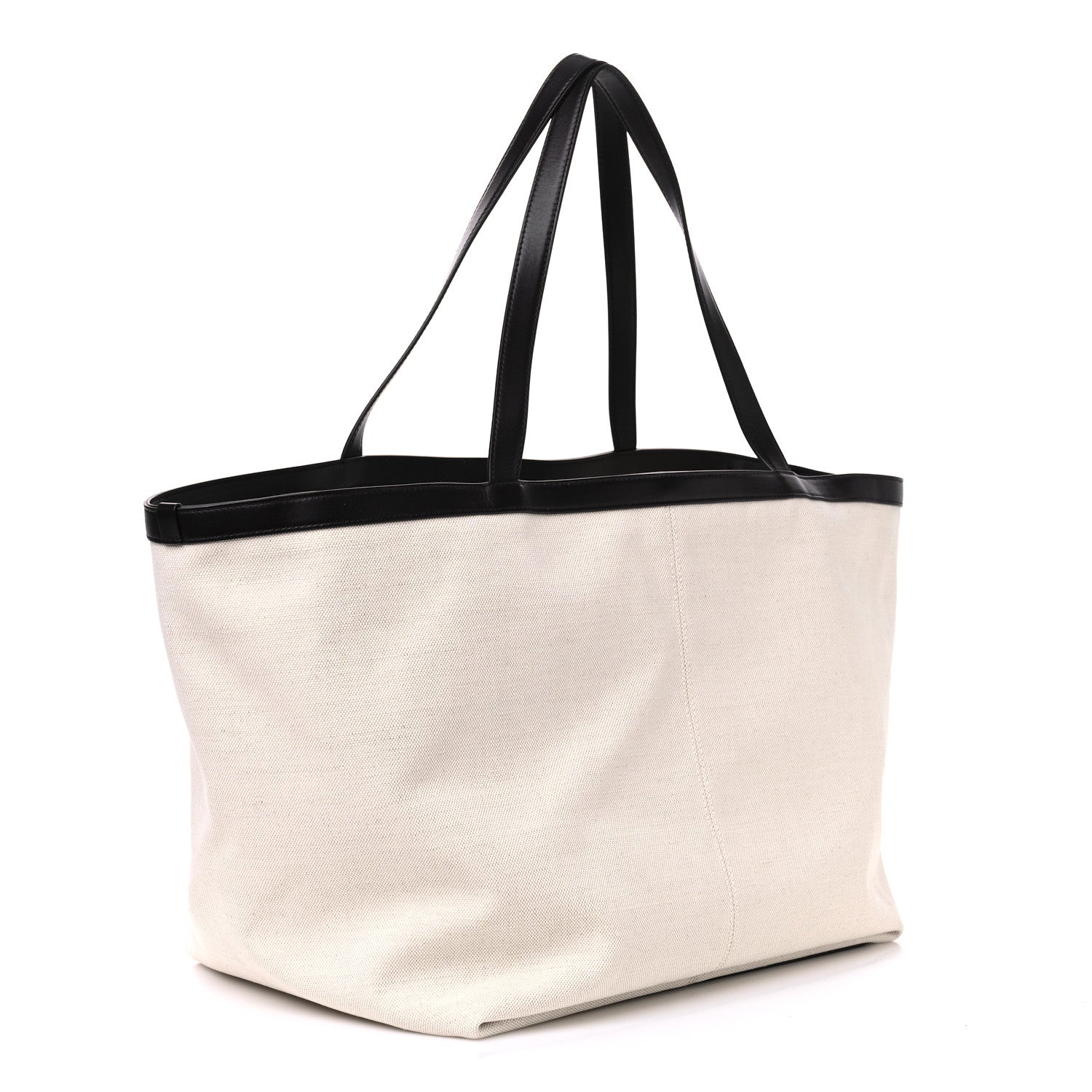 Bottega Veneta Canvas Nappa Intrecciato Large Flip Flap Tote Natural Fondant 3 of 10