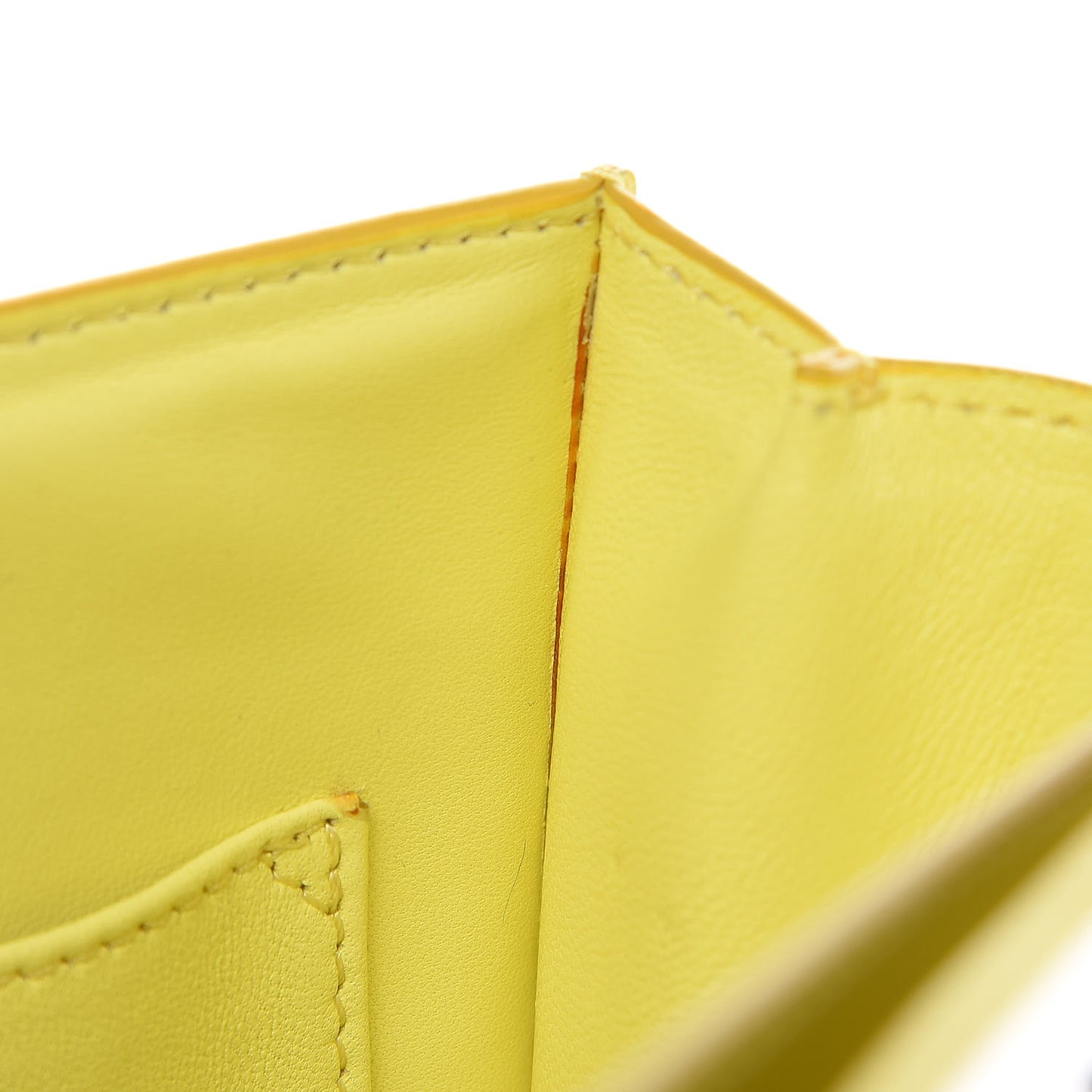 Liege Calfskin Medium Classic Box Flap Bag Saffron