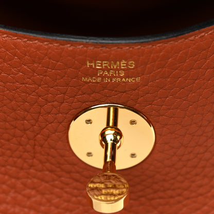 Hermes Taurillon Clemence Lindy 26 Cuivre 6 of 9