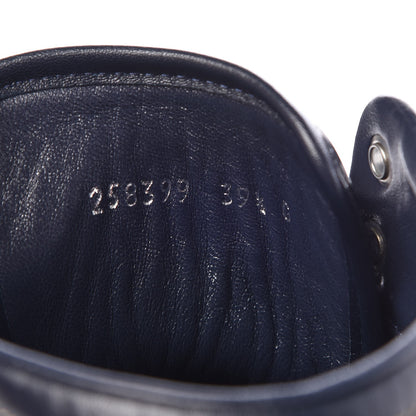 Gucci GG Plus Monogram Crocodile Embossed Coda Sneakers 39.5 Blue 11 of 12