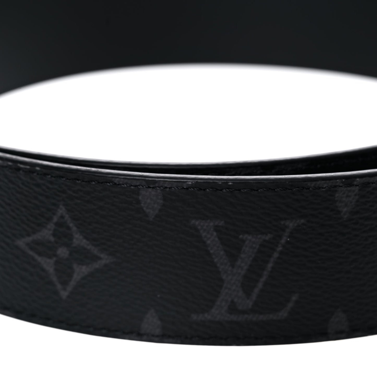 Monogram Eclipse Taigarama 40mm LV Initiales Reversible Belt 105 42 Black