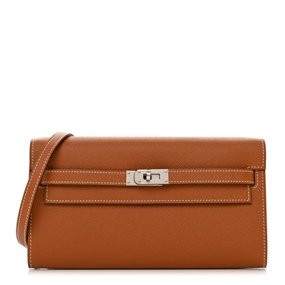 Hermes Epsom Kelly Wallet To Go Gold 1 of 9
