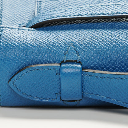 Hermes Epsom Kelly Pochette Clutch Bleu Izmir 9 of 19