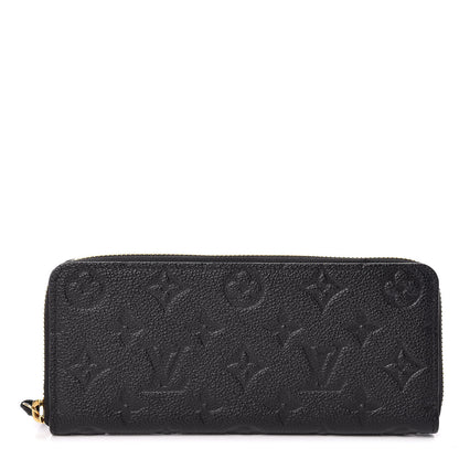Louis Vuitton Empreinte Clemence Wallet Black 1 of 11