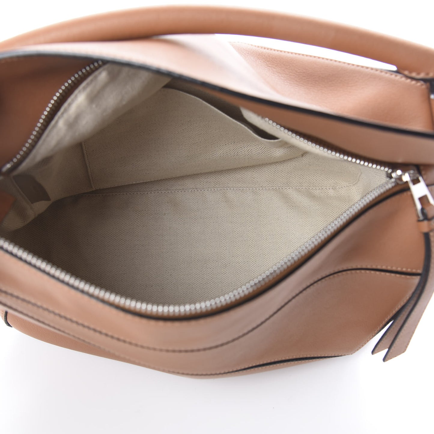 Calfskin Medium Puzzle Bag Tan