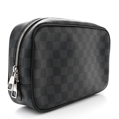 Louis Vuitton LOUIS VUITTON Damier Graphite Toilet Pouch PM 3 of 7