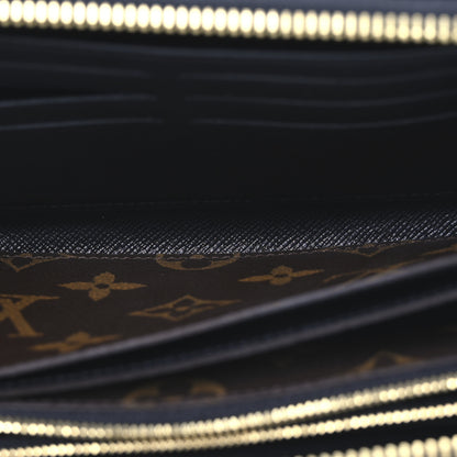 Louis Vuitton Monogram Zippy Retiro Wallet Black 5 of 11