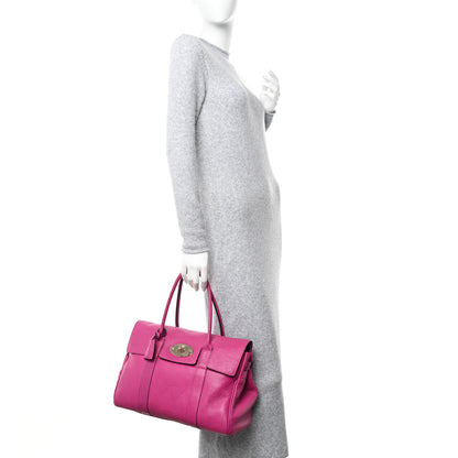 Mulberry Natural Leather Bayswater Hot Fuchsia 2 of 11