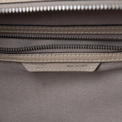 Celine Drummed Calfskin Mini Luggage Dune 6 of 19