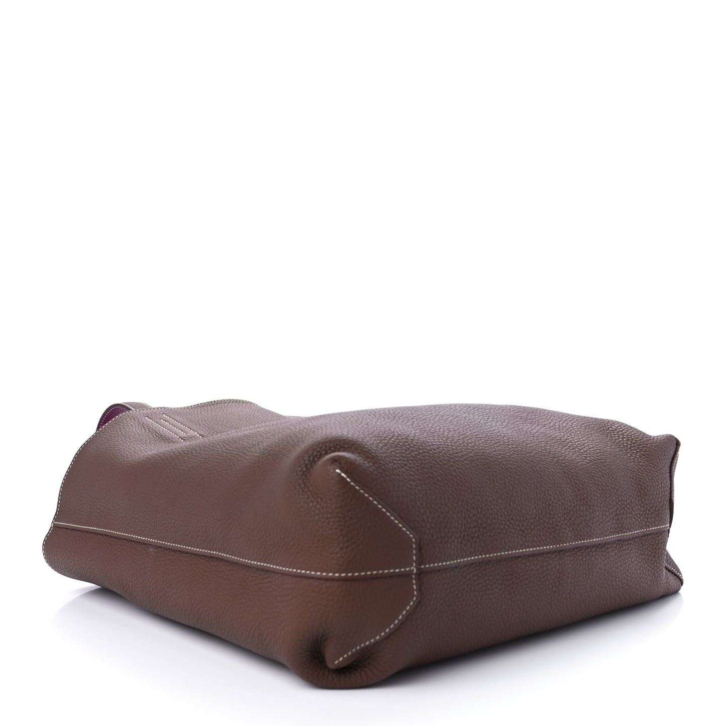 Taurillon Clemence Double Sens 45 Reversible Tote Marron D'Inde Tosca