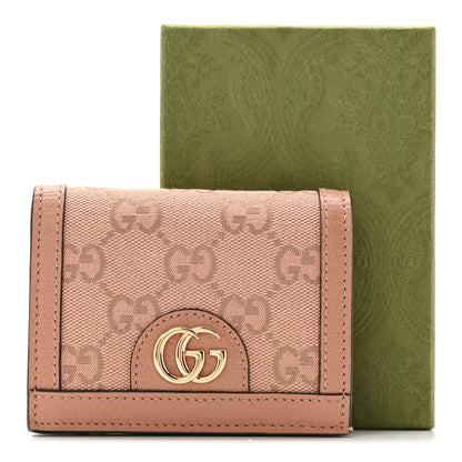 Gucci Monogram Textured Dollar Calfskin Card Case Cloche Rose Pink 10 of 10