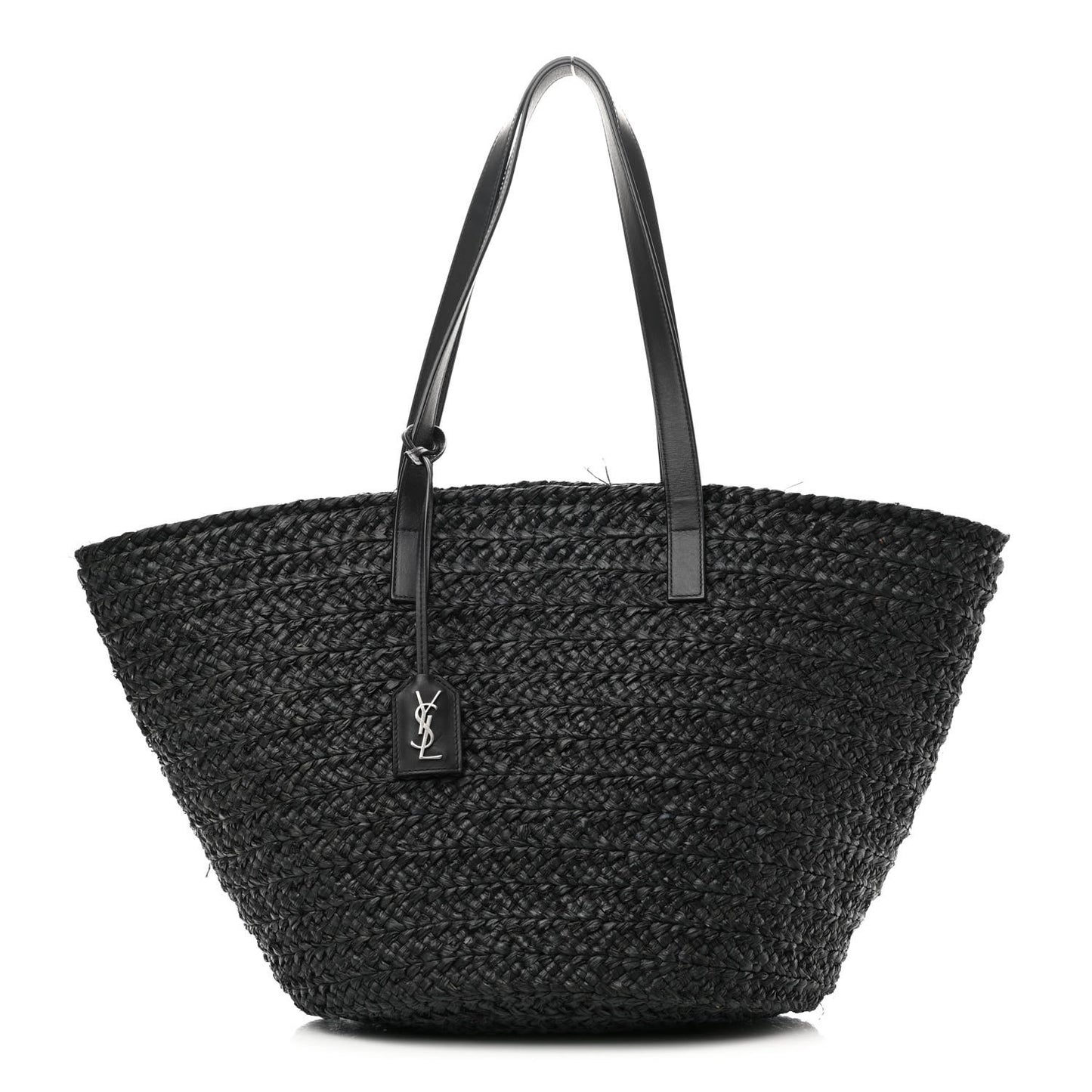 Raffia Panier Bag Black