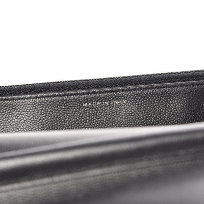 Chanel Caviar Quilted Boy Wallet On Chain WOC So Black 7 of 11