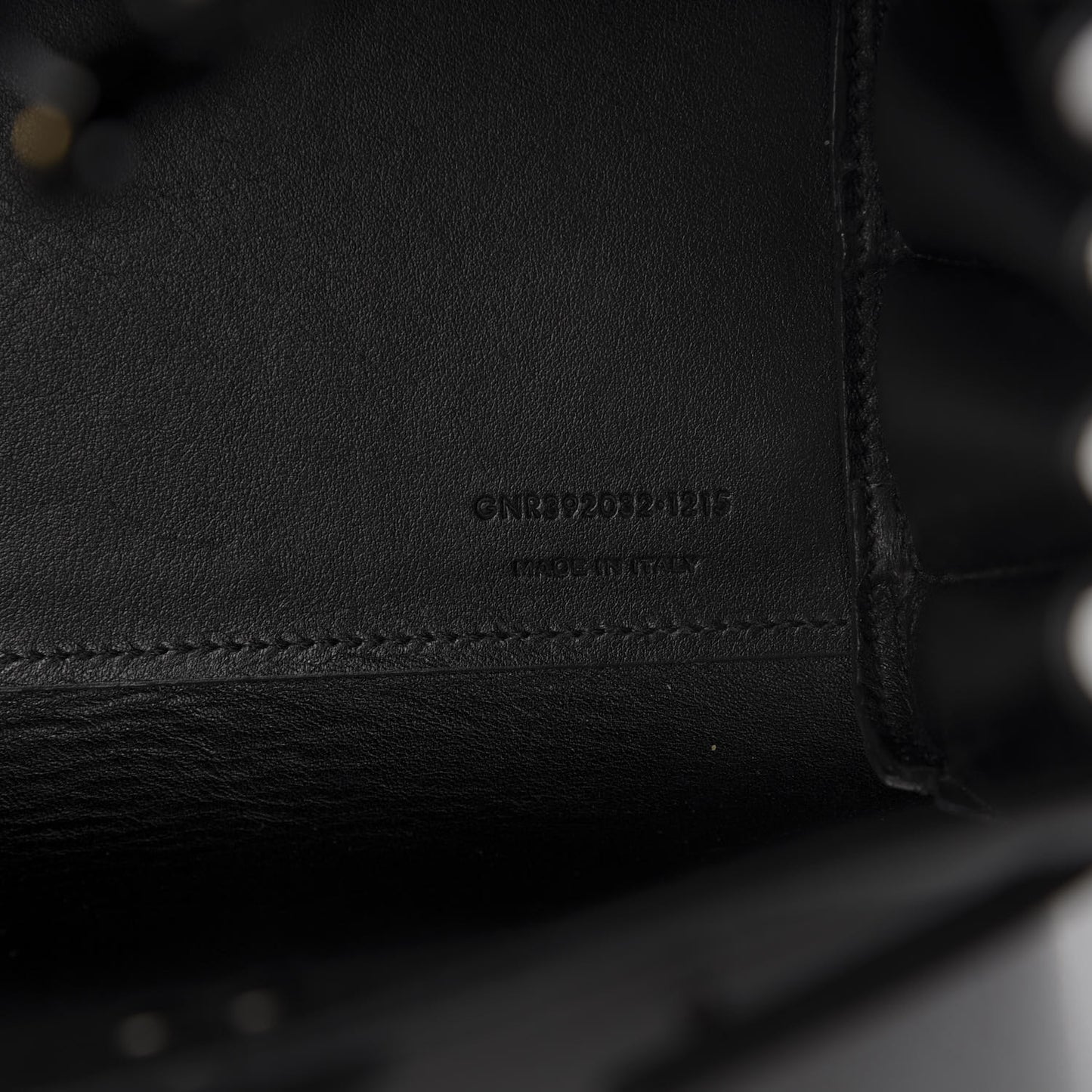Calfskin Nano Sac de Jour Black
