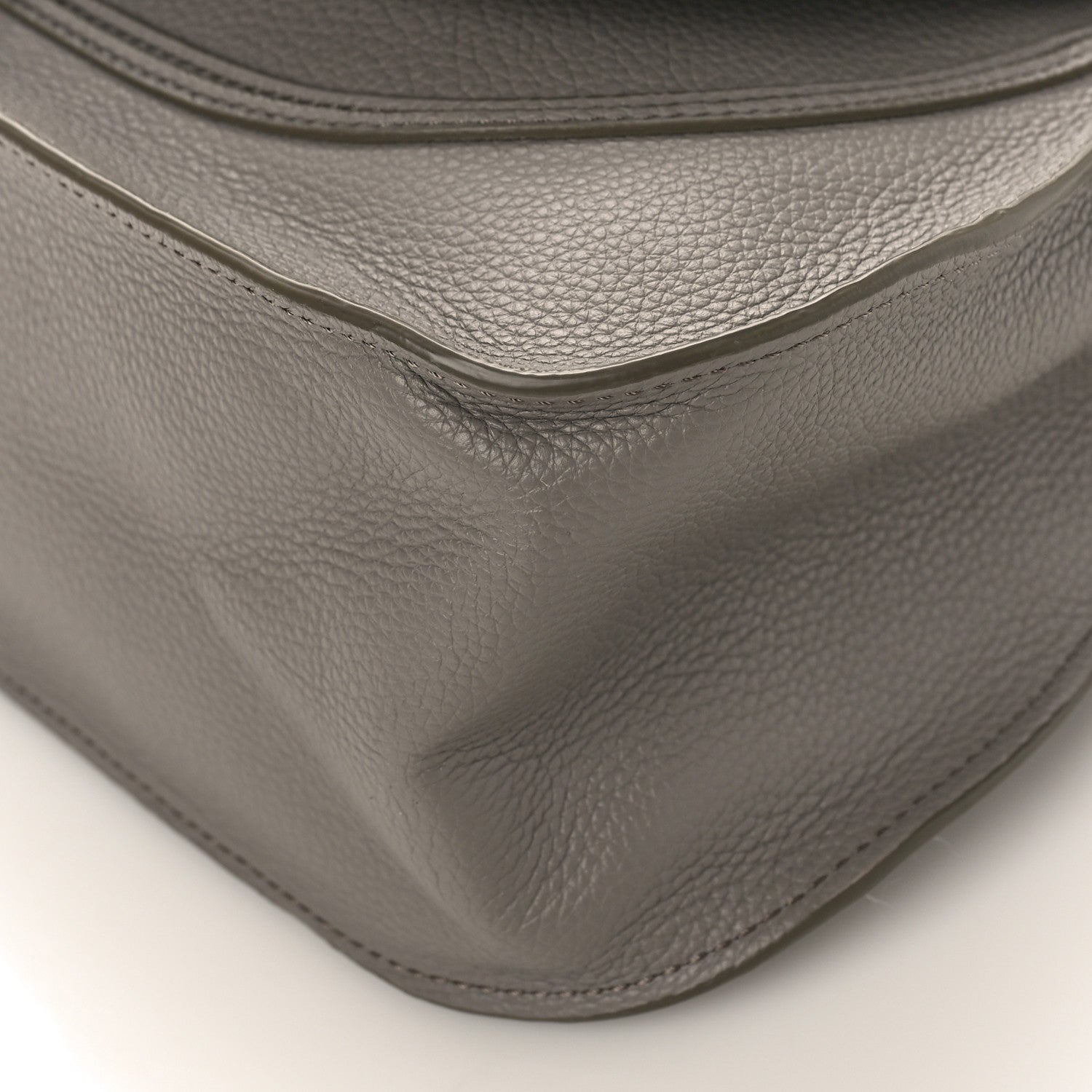 Chloe Calfskin Medium Marcie Satchel Cashmere Grey 9 of 10