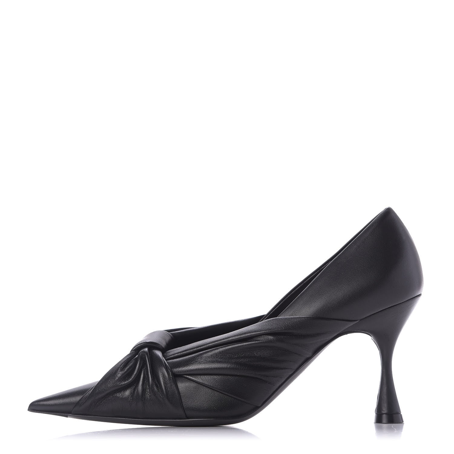 Balenciaga Smooth Nappa Drapy 80mm Pumps 37 Black 1 of 10