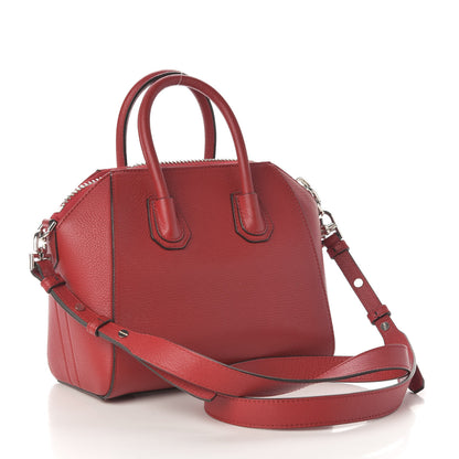 Givenchy Sugar Goatskin Mini Antigona Bright Red 3 of 10