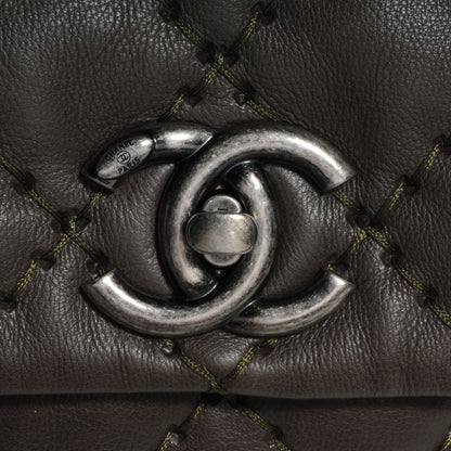Chanel Calfskin Ultimate Stitch Flap Khaki 10 of 10
