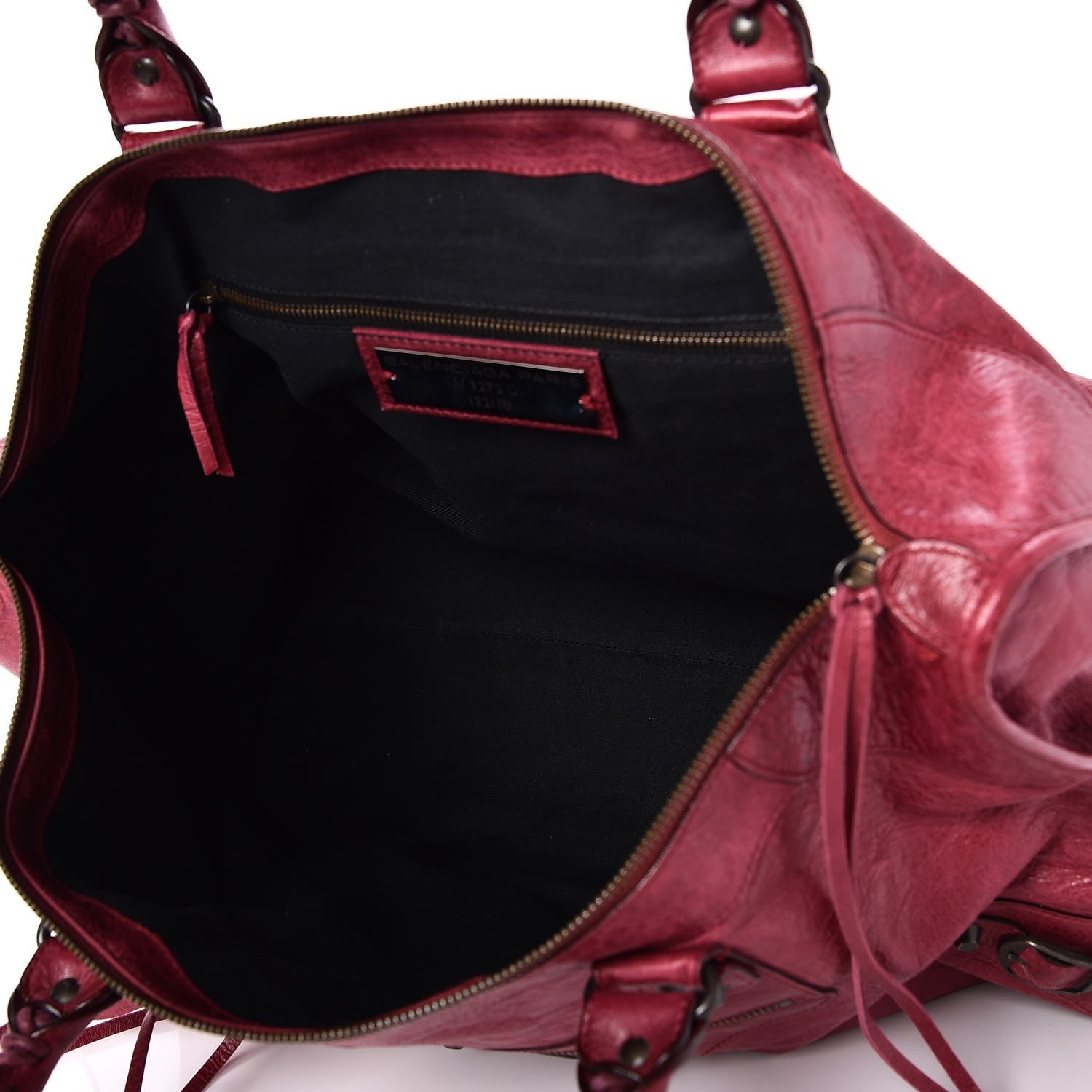 Balenciaga Agneau Classic Hardware Work Pourpre 5 of 7