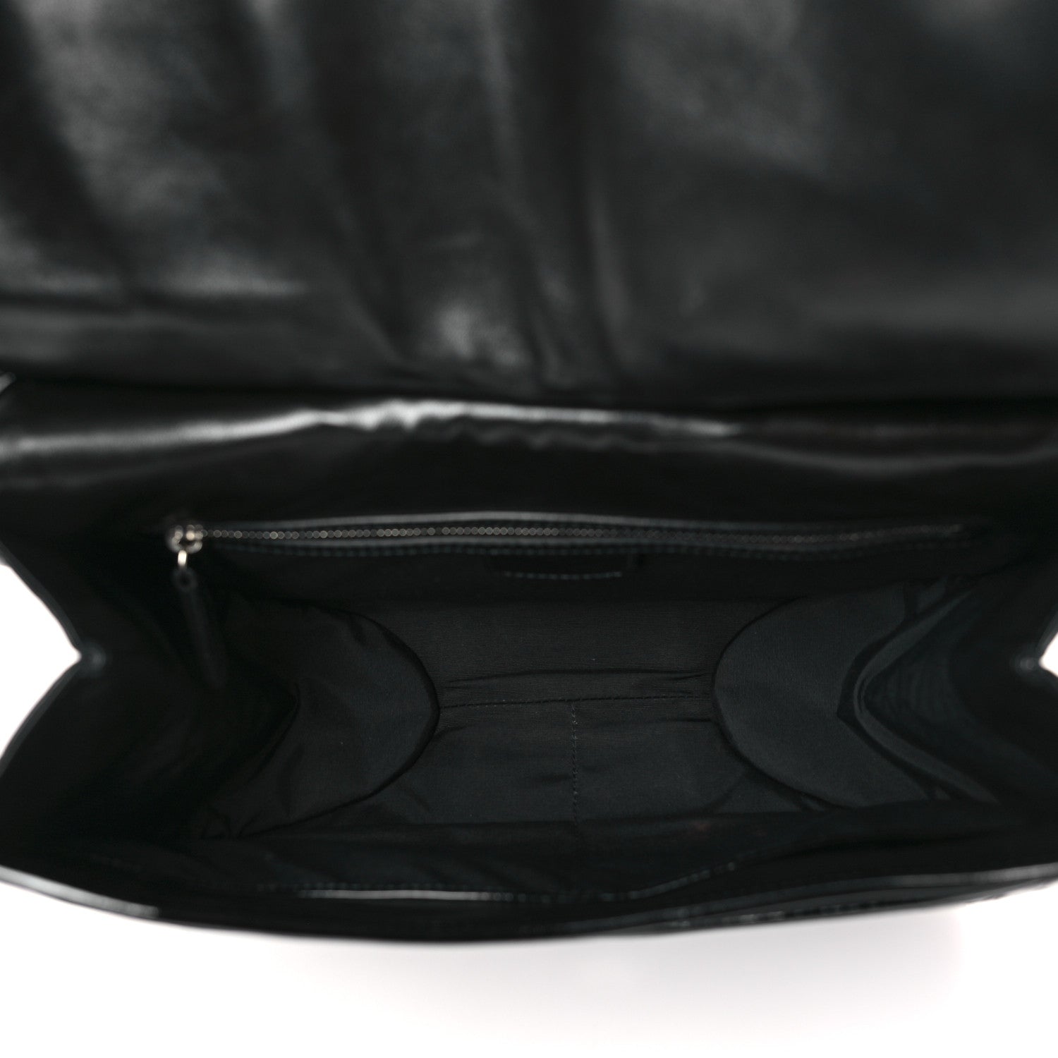 Christian Dior Patent Crocodile Embossed 61 Tote Black 5 of 9