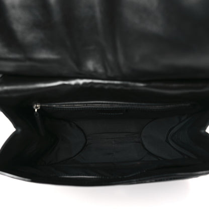 Christian Dior Patent Crocodile Embossed 61 Tote Black 5 of 9