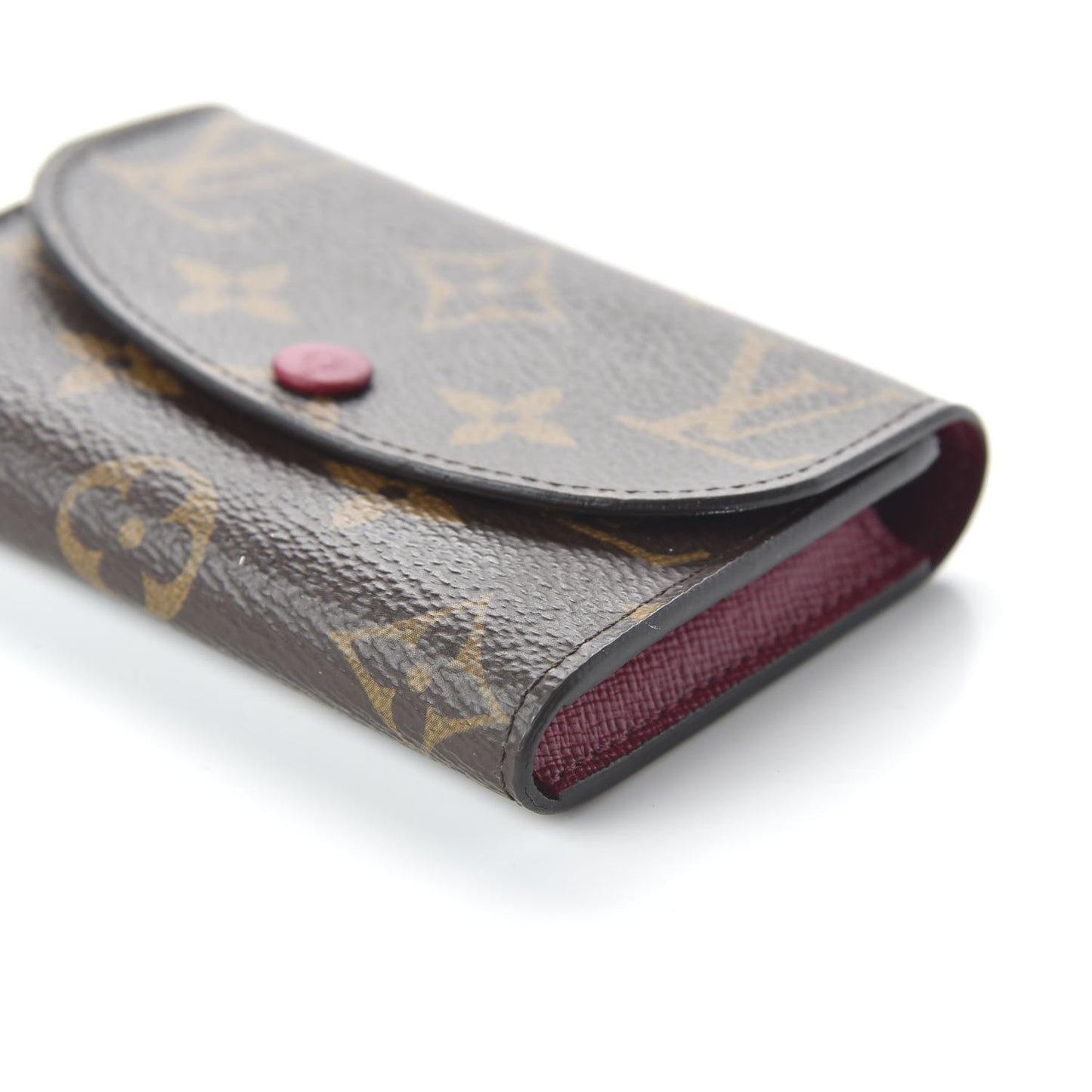 Monogram Rosalie Coin Purse Fuchsia