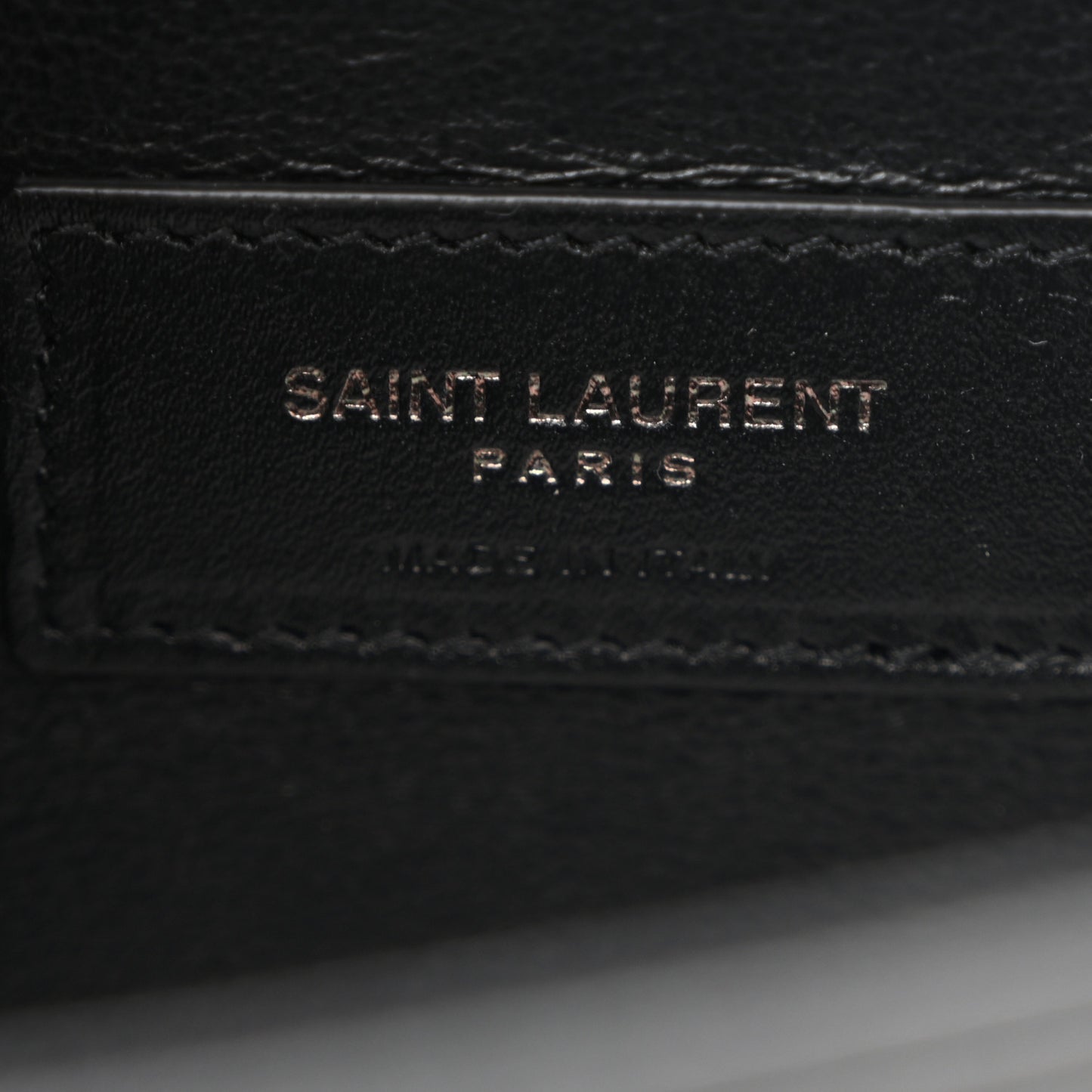 Grain De Poudre Small Monogram Monochrome Kate Satchel Black