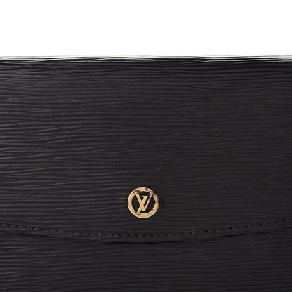 Louis Vuitton Epi Montaigne Clutch MM Black 11 of 11