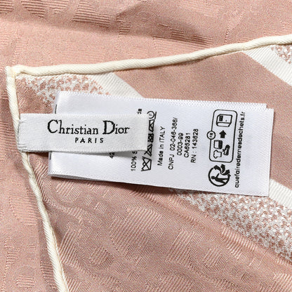 Christian Dior Silk Oblique Scarf Rose 2 of 3
