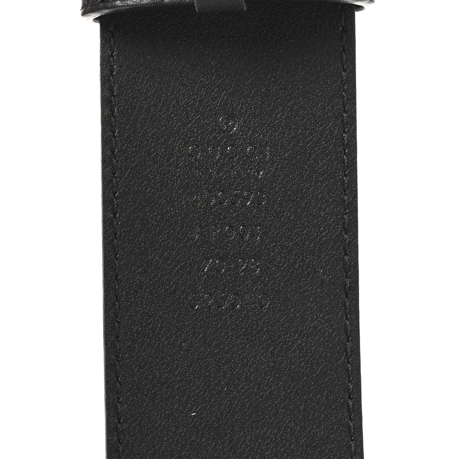 Gucci Calfskin Double G 30mm Belt 70 28 Black 5 of 5