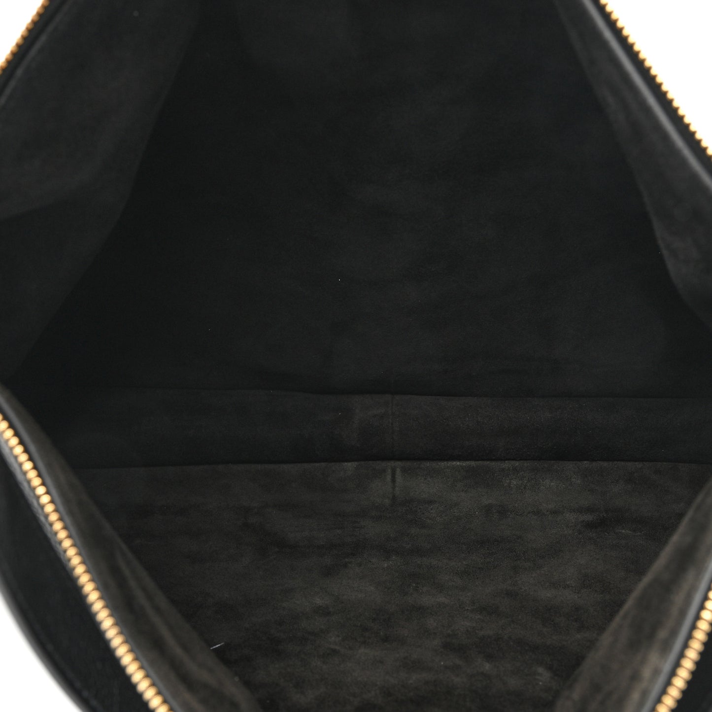 Supple Calfskin Large Romy Shoulder Bag Black