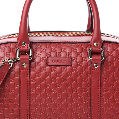 Gucci Soft Microguccissima Medium Crossbody Bag Rosso 10 of 10