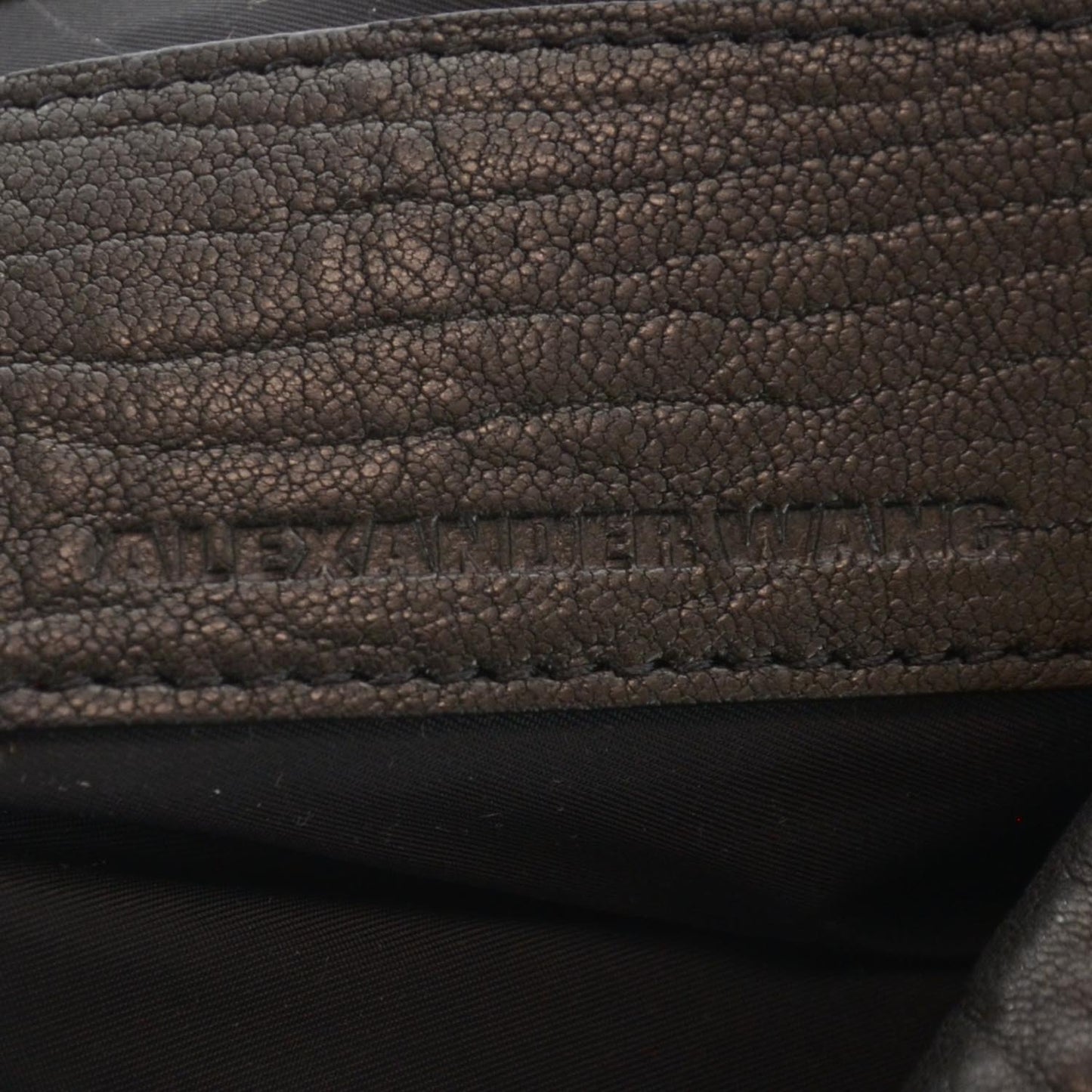 Leather Rocco w Rose Gold Hardware Black