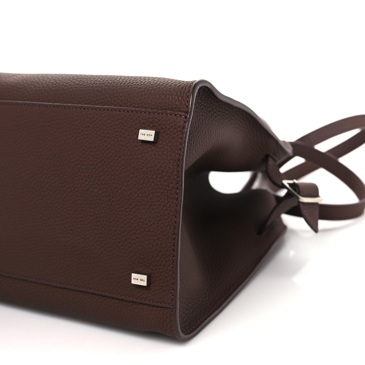 Matte Grained Calfskin Soft Margaux 12 Dark Mocha