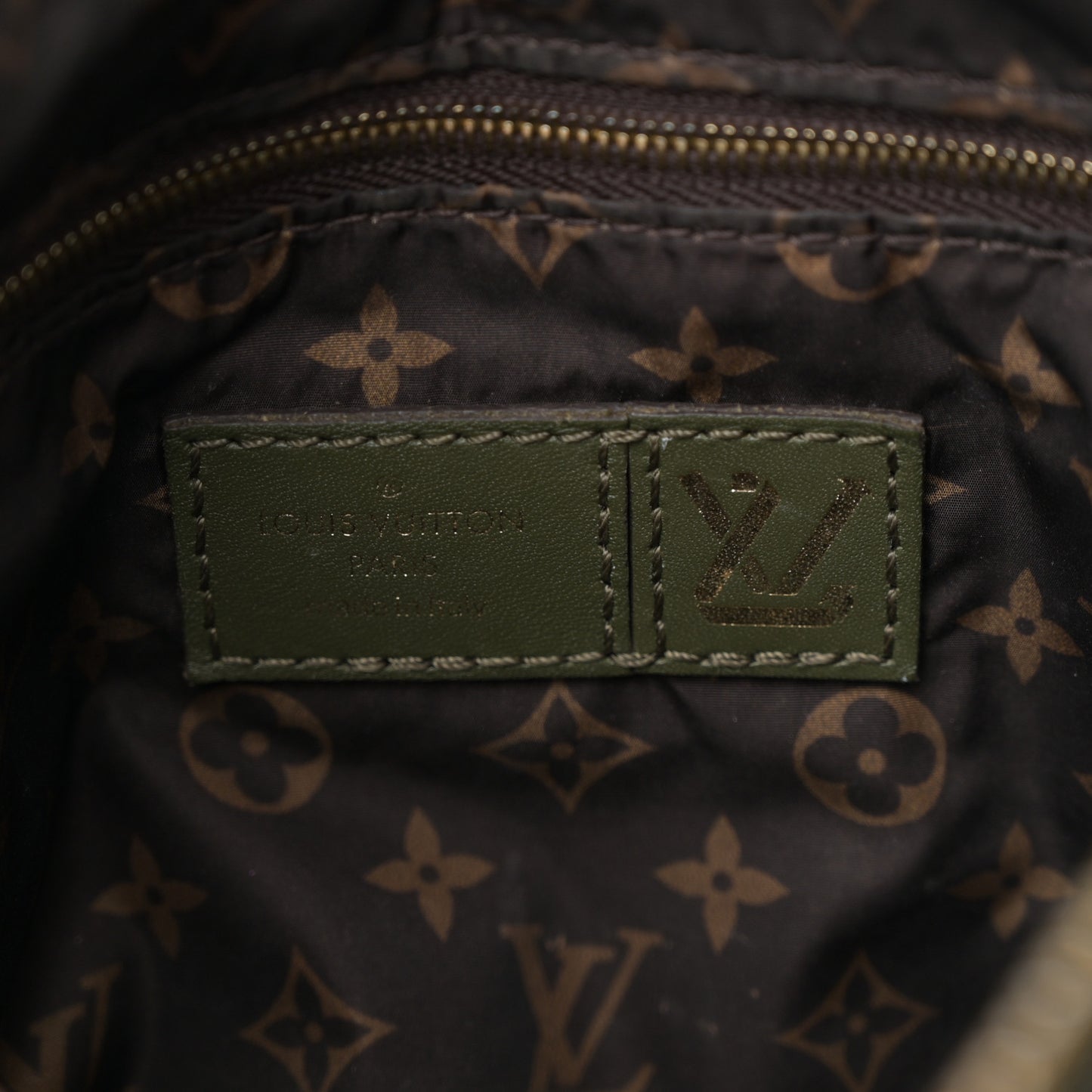 Econyl Mini Monogram Pillow Speedy Bandouliere 25 Khaki