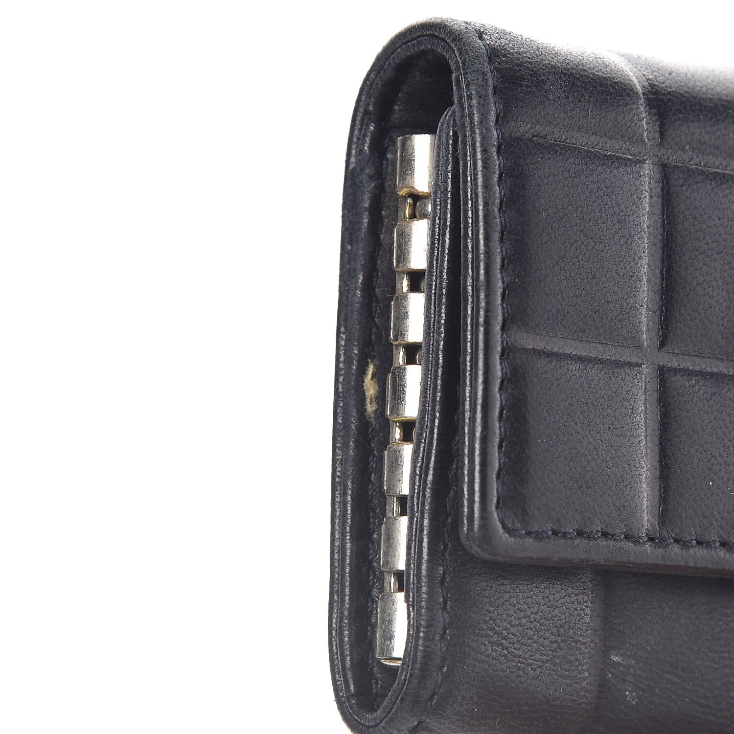 Chanel Lambskin Chocolate Bar 6 Key Holder Blue 10 of 11