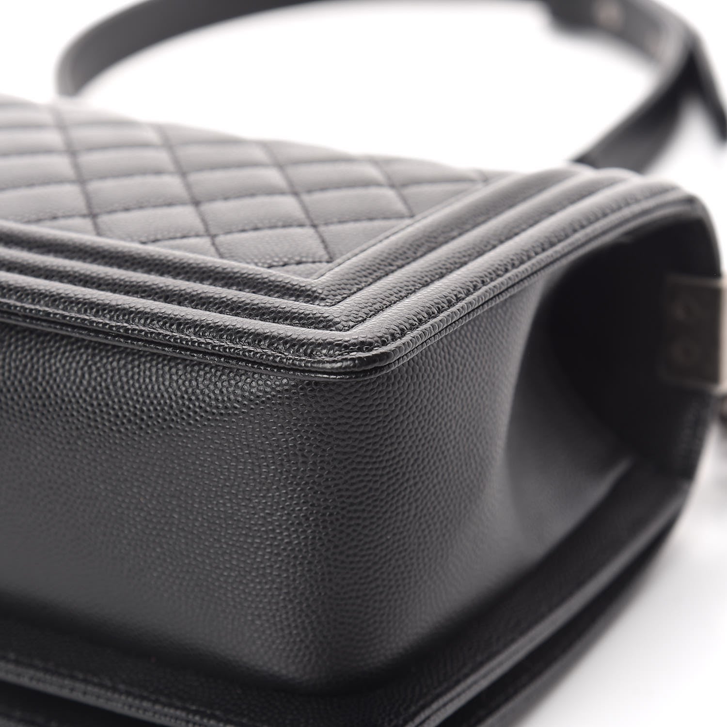 Chanel Caviar Quilted Medium Boy Flap Black 10 of 13