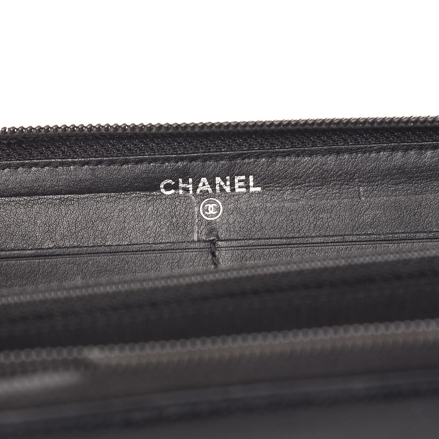 Caviar Timeless CC Zip Around Wallet Black