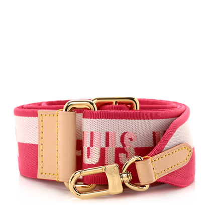 Louis Vuitton Jacquard Speedy Bandouliere 20 Shoulder Strap Fuchsia 1 of 3