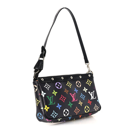 Louis Vuitton LV X TM Monogram Multicolor Pochette Accessories Black 3 of 10