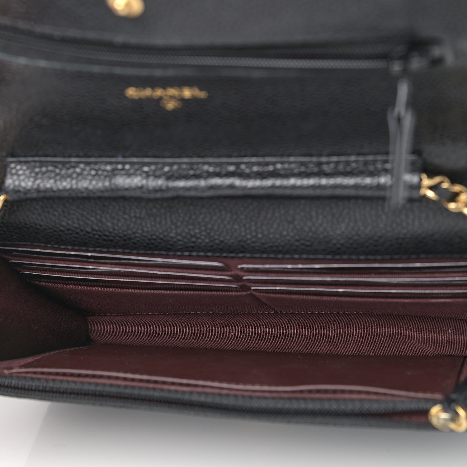 Chanel Caviar Quilted Wallet On Chain WOC Black 4 of 9