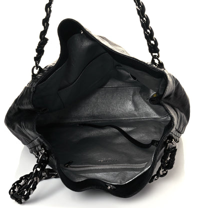 Chanel Glazed Caviar Modern Chain Tote Black 9 of 13