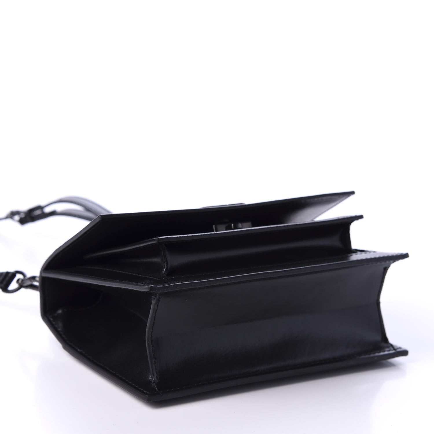 Balenciaga Box Calfskin Monochrome XS Sharp Top Handle Bag Black 5 of 10