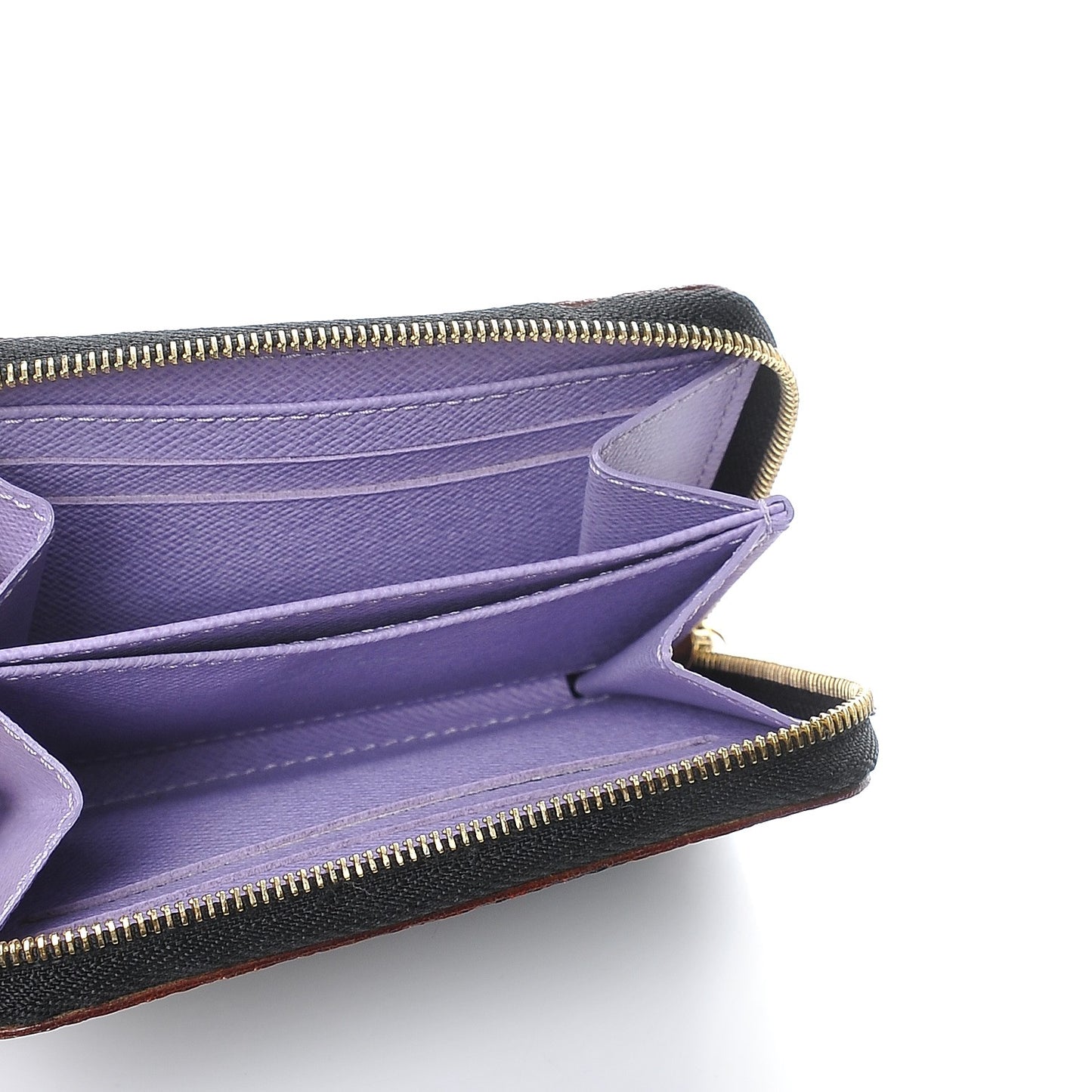 Monogram Multicolor Zippy Coin Purse Black Violet